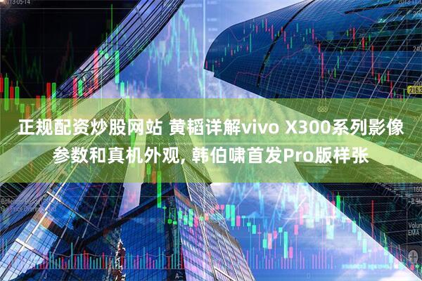 正规配资炒股网站 黄韬详解vivo X300系列影像参数和真机外观, 韩伯啸首发Pro版样张